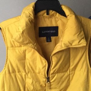 Yellow Lands End Vest
